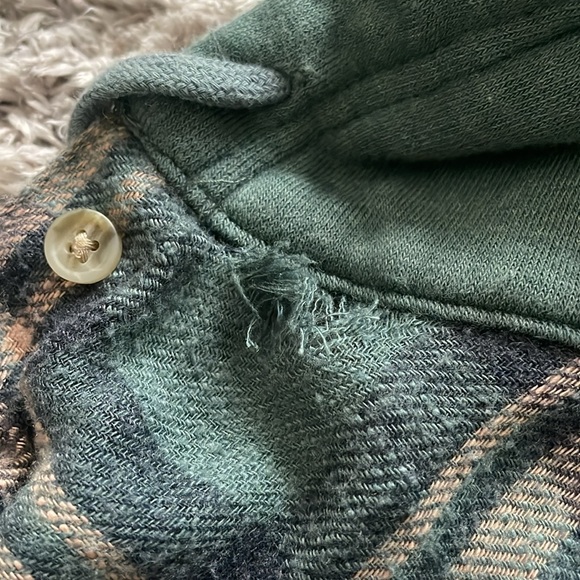 american eagle hooded flannel - Picture 4 of 4